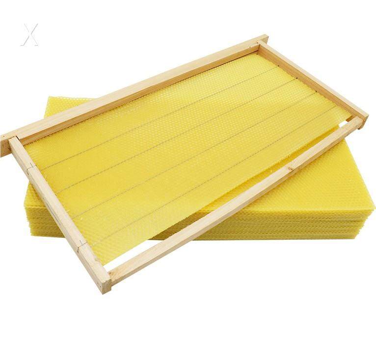 中蜂巢础成品巢础框带框巢础框蜂具养蜂工具蜂箱全套包邮华宇蜂具