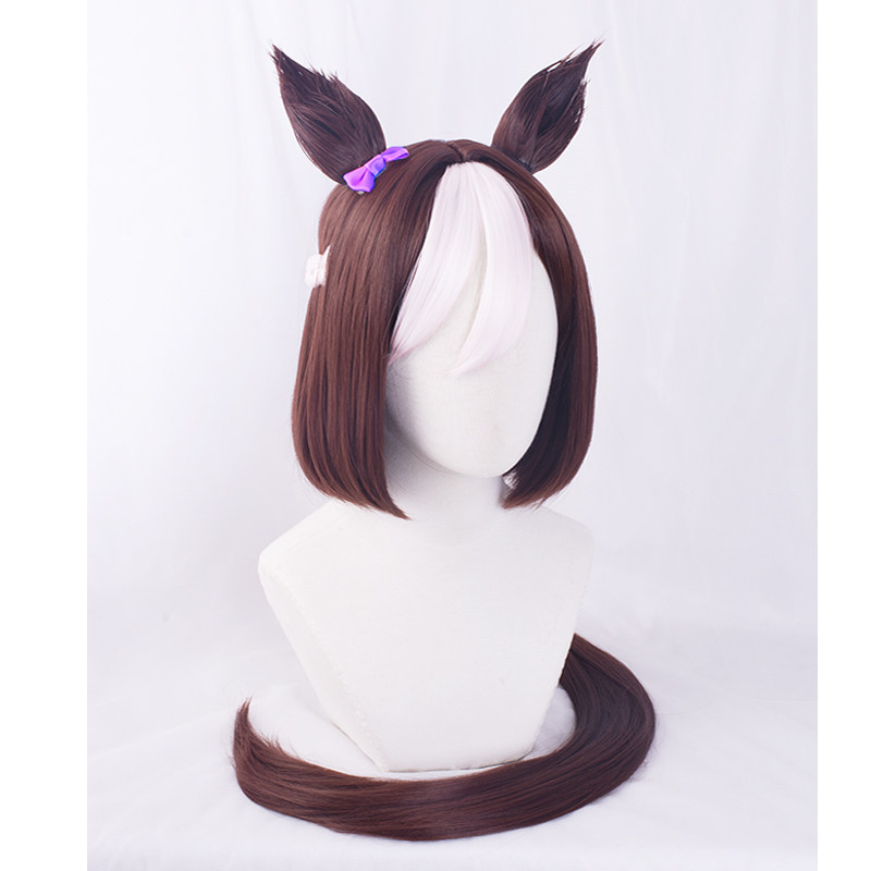 suncos赛马prettyderby特别cos假发可配耳朵尾巴cosplay配件