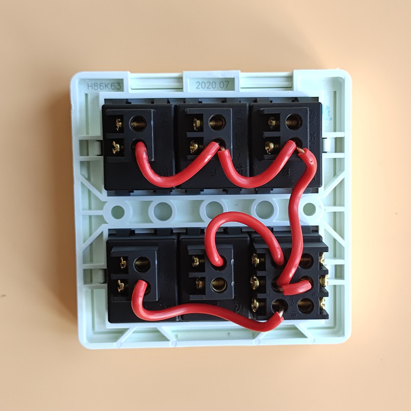 开关适用奥普等品牌功能浴霸专用737m六联照明灯浴霸专用开关