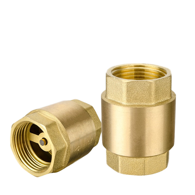 止回阀活接水表黄铜表前外牙防止自转专用止回阀
