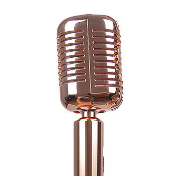 靓韵复古有线摇摆麦克风新品ktv落地无线话筒麦克风