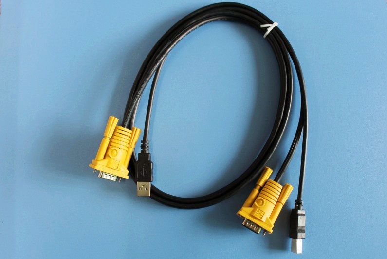 kvm切换器配套线材usbusbvga专用线对公连接线