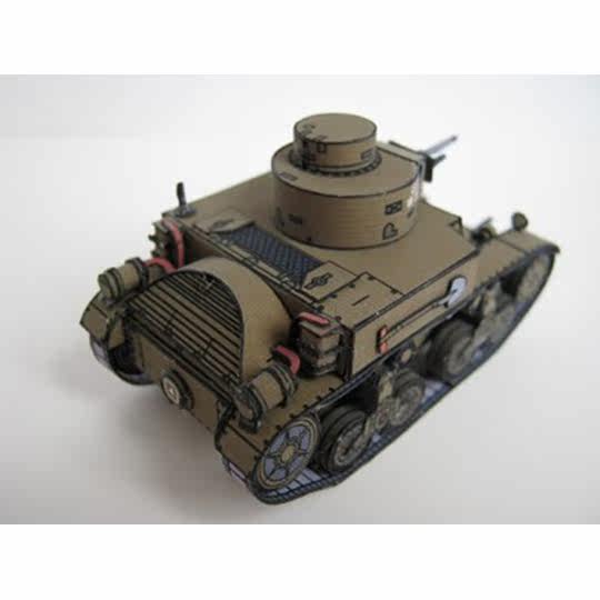 坦克美国m2轻型模型世界美系轻坦手工纸艺坦克