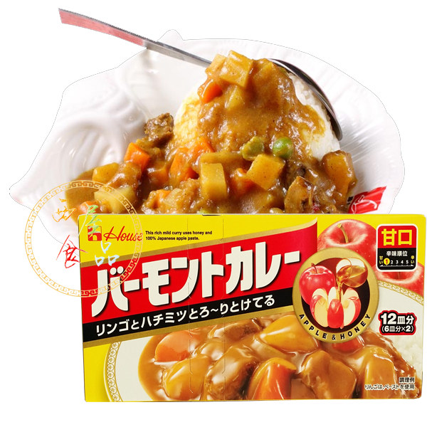 咖喱日本进口块好侍佛蒙特230g好侍咖喱