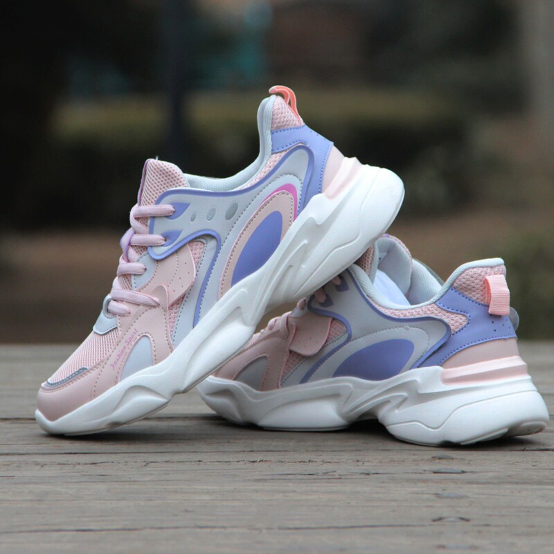 茂达正品春季女鞋平底透气旅游鞋韩版潮运动运动休闲跑步鞋