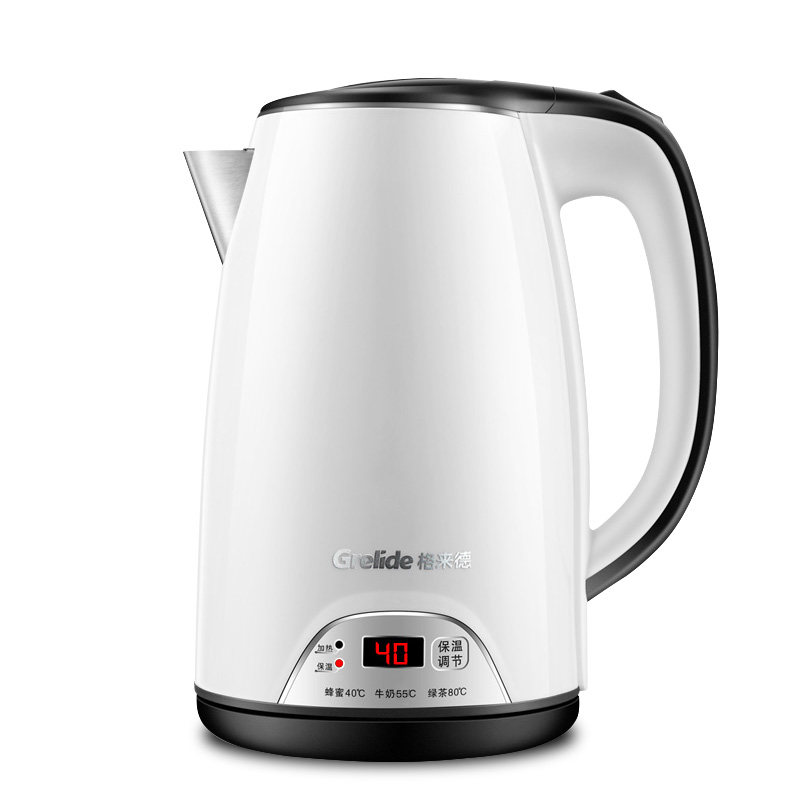 格来德调温防烫双层一体保温自动调奶三档电热水壶电热水壶