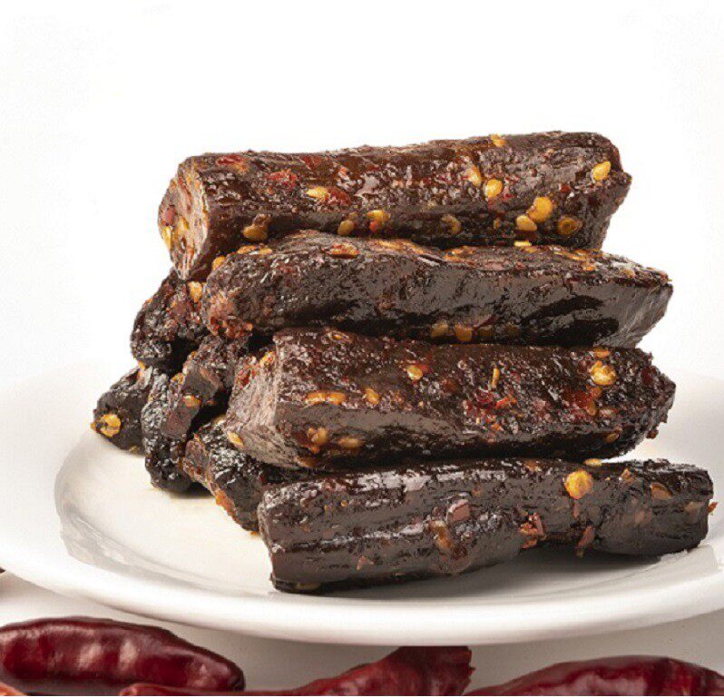 牛肉干阿吾勒手阿勒泰新疆特产风干香辣原味500g牛肉类