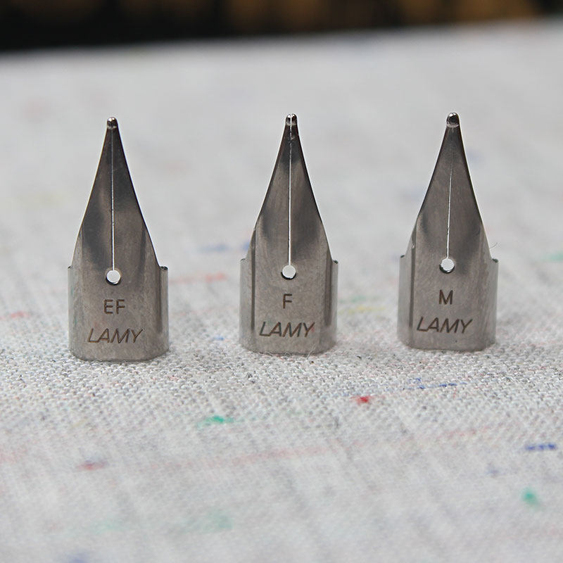 德国原装正品lamy钢笔笔尖 ef尖f尖全新原装黑色银色狩猎者恒喜悦