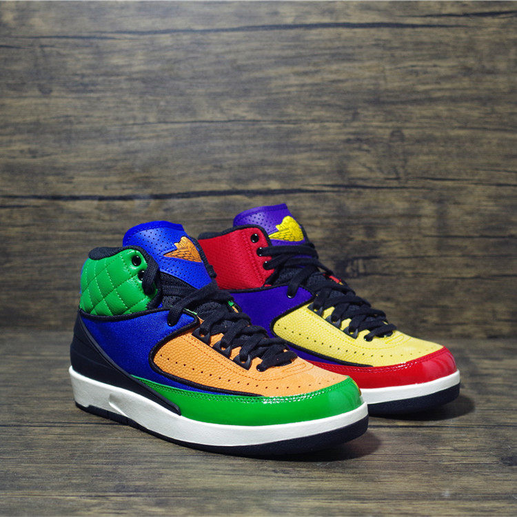 airjordanmulticoloraj2女子多彩拼接鸳鸯篮球球鞋篮球鞋