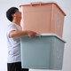 Storage box Plastic oversize household clothes packing box Thick clearance large storage box Clothing storage box Storage box Plastic oversize household clothes packing box Thick clearance large storage box Clothing storage box