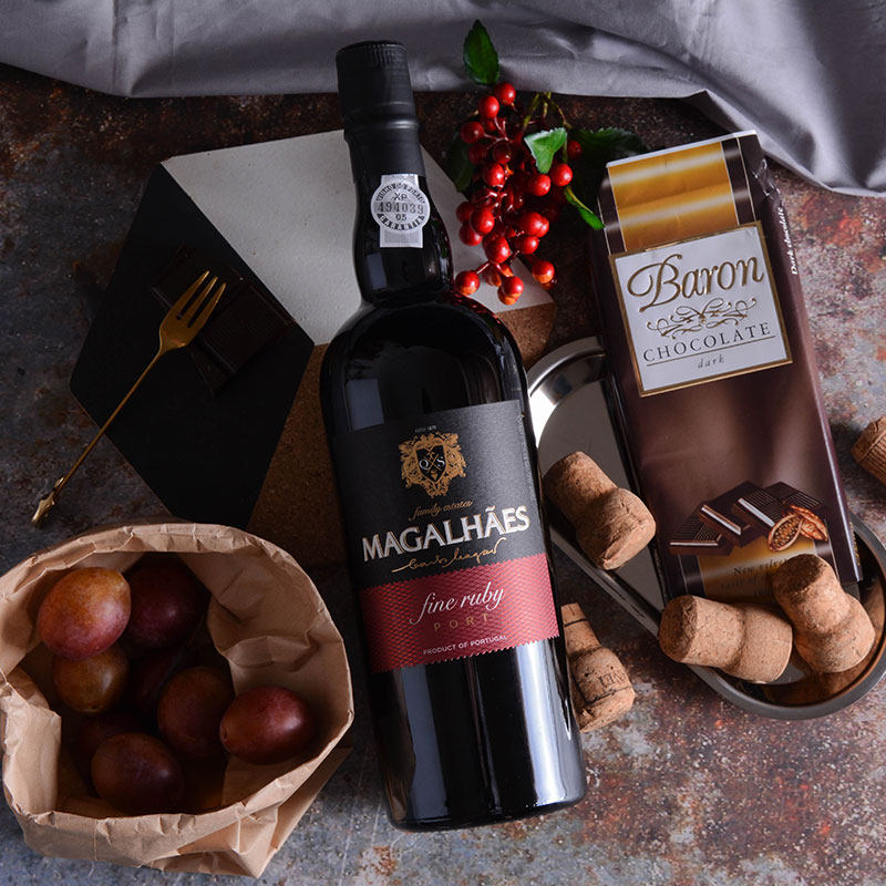 女性晚安甜酒葡萄牙麦哲伦精选宝石波特20度红葡萄酒加强葡萄酒