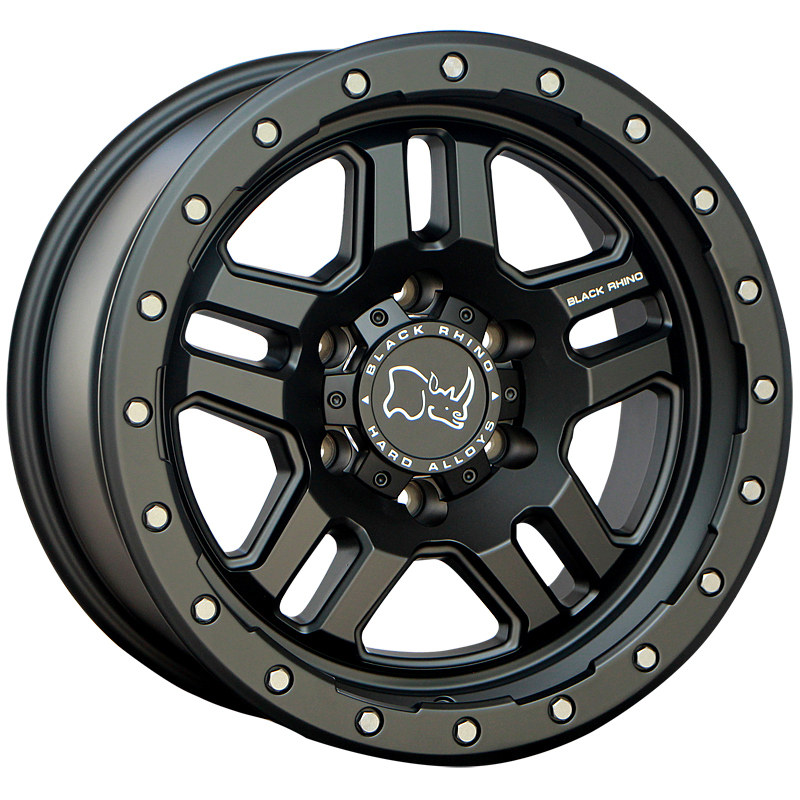 黑犀牛轮毂霸道普拉多fj坦克哈弗h9途乐y62轮毂