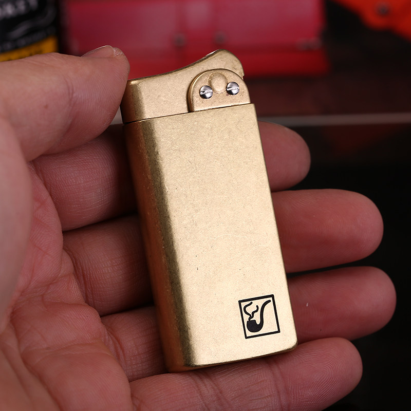 百诺promise纯铜煤油打火机个性老式复古打火机一键式打火机煤油