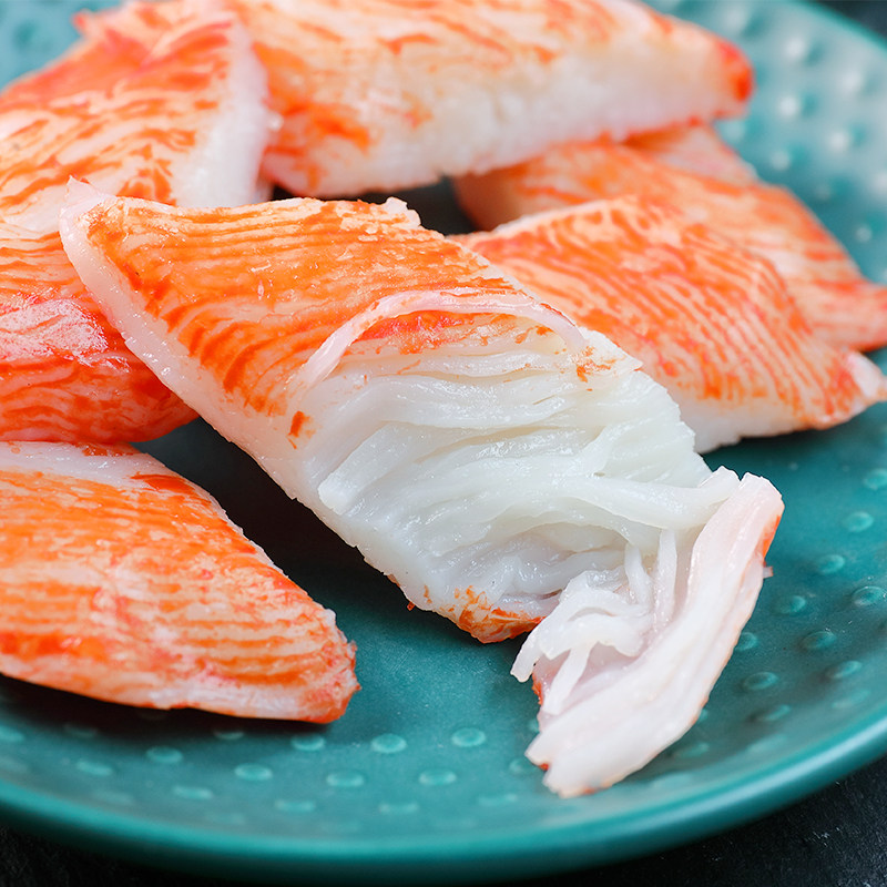 日本进口海产海鲜零食雅玛萨蟹肉块花开咲时雨蟹味块即食蟹块50g