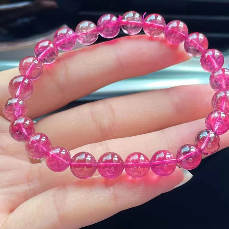 碧玺手链魅晶天然巴西卢比来比来宝石水晶手串手链