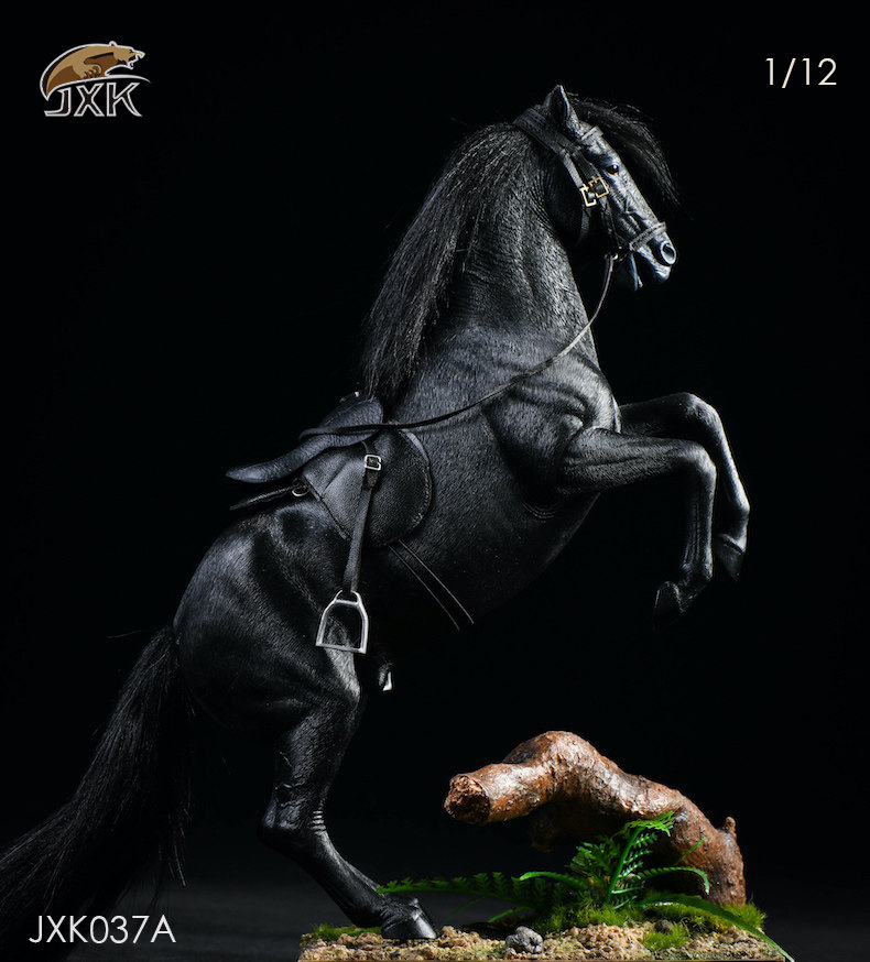 现货配兵模型动物静态马具配地台战马jxk温血兵人专区