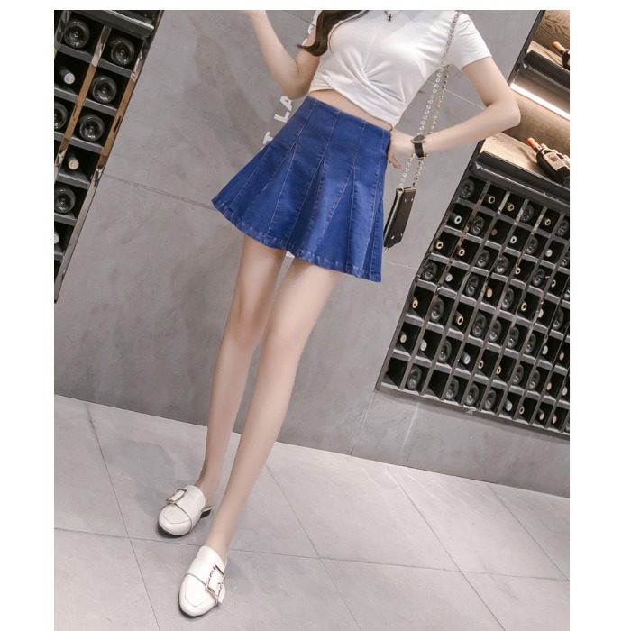 开档半身裙女漏出户外走光春夏新款短裙字裙半身裙