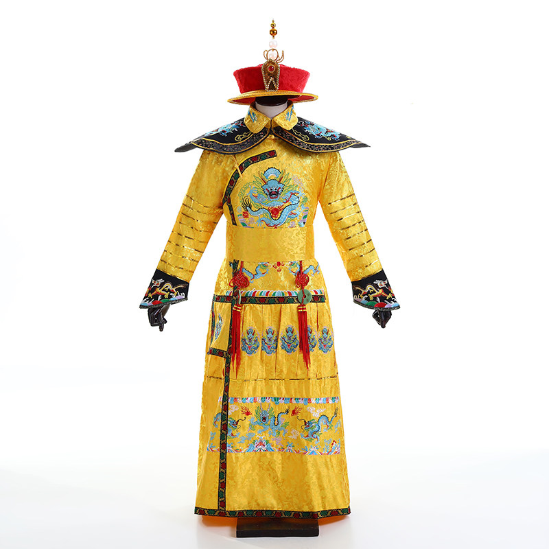 服装古装皇帝龙袍清朝凤袍雍正乾隆康熙皇上民族服装