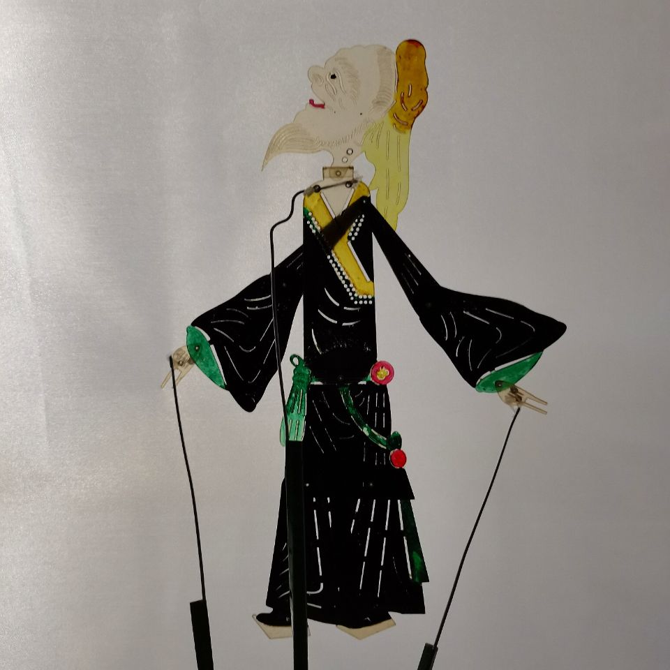 皮影戏道具人偶哪吒闹海全套操作幼儿园手工益智皮影