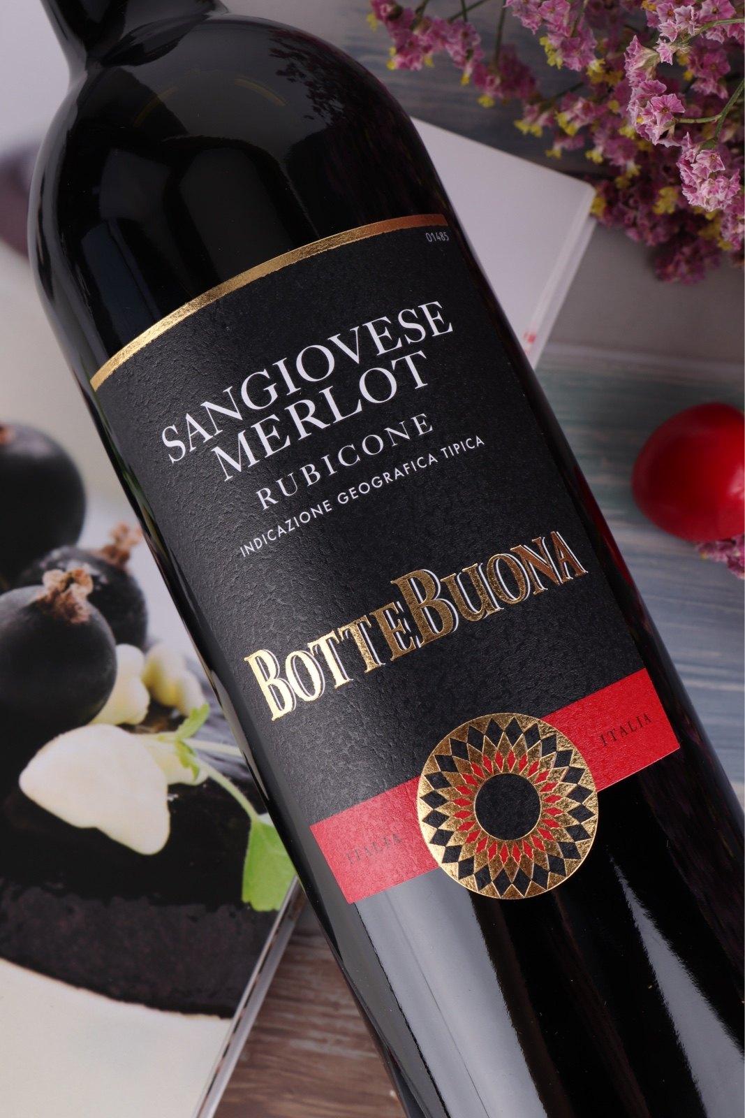 意大利勃娜黑标半干红葡萄酒bottebuona新品上线原瓶干红静态葡萄酒