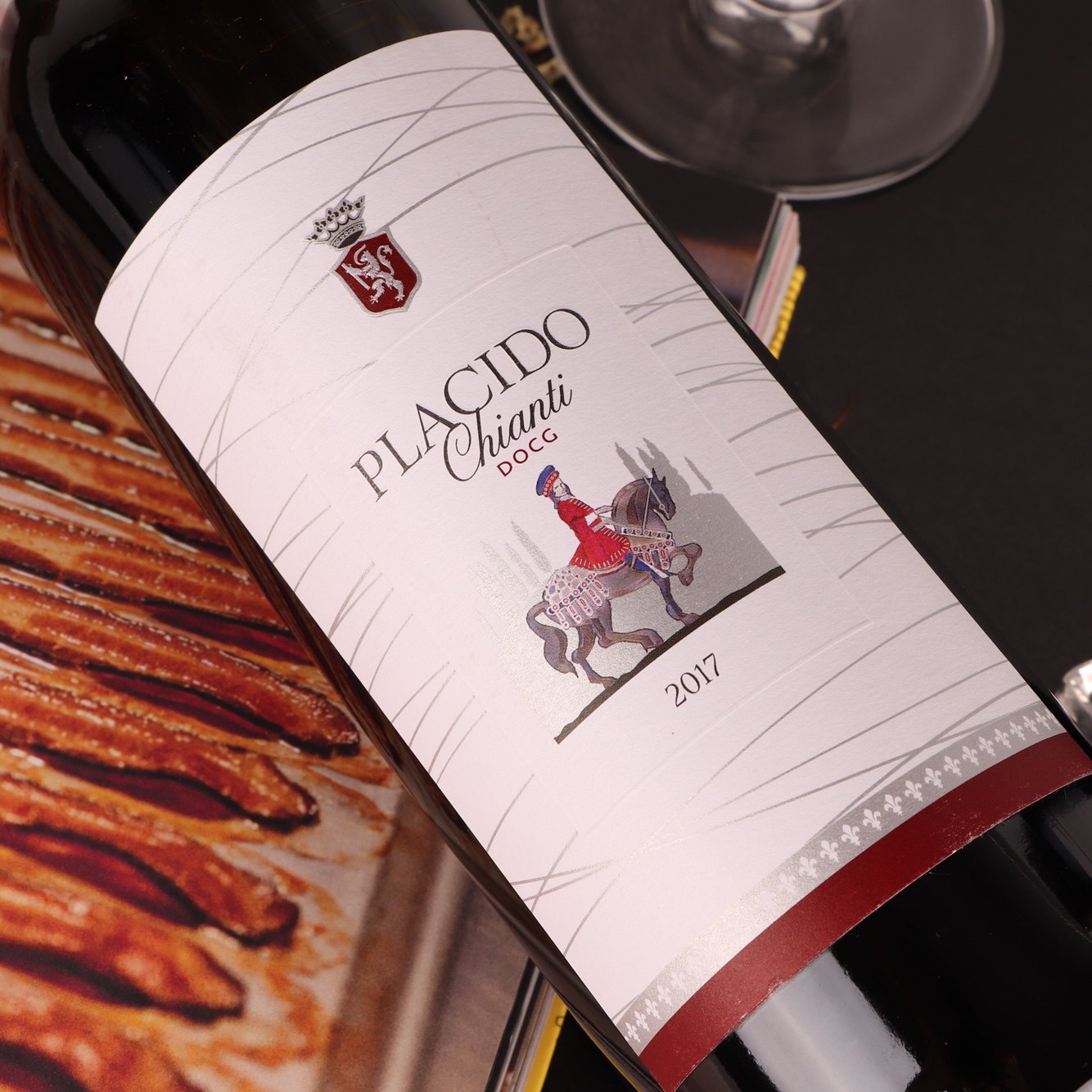 意大利帕斯庄园基昂红葡萄酒placido新品上线原瓶进口干红静态葡萄酒