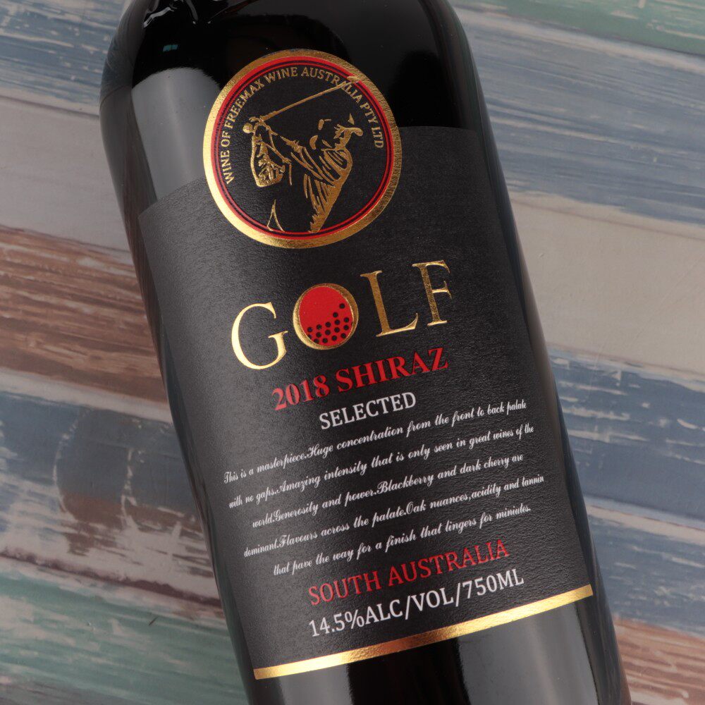 澳大利亚高尔夫精选西拉红葡萄酒原瓶进口红酒shiraz14.