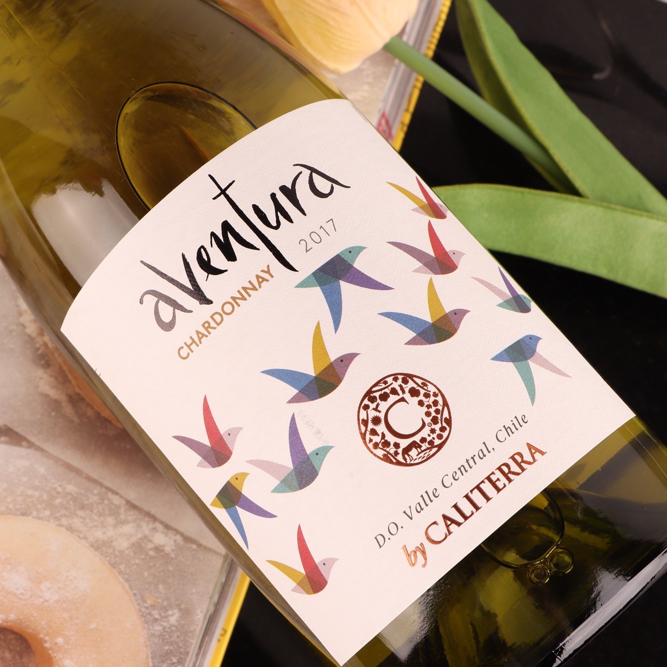 智利佳特利印象多丽白葡萄酒caliterra原瓶进口六支干白静态葡萄酒