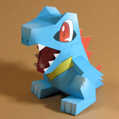 神奇宝贝简易版全套系列纸模型伊布皮卡丘妙蛙种子雷丘手工产品