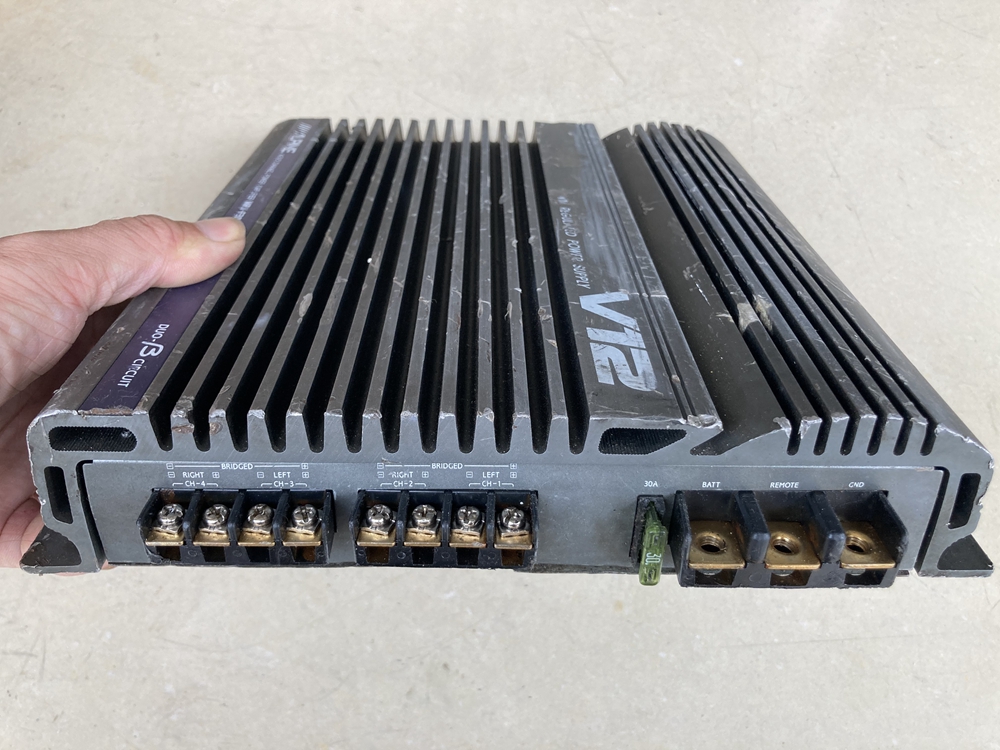 阿尔派功放原装4路汽车音响拆车四声声道mrvf300汽车功放
