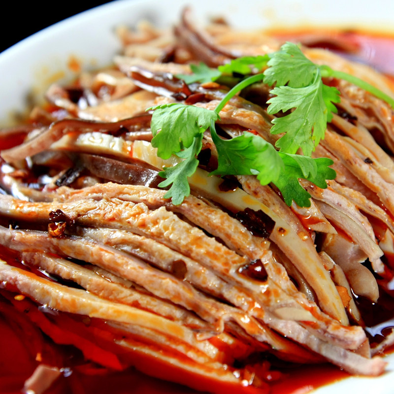 益旺红油肚丝250g凉拌肚条猪肚酒店宴席凉菜凉菜
