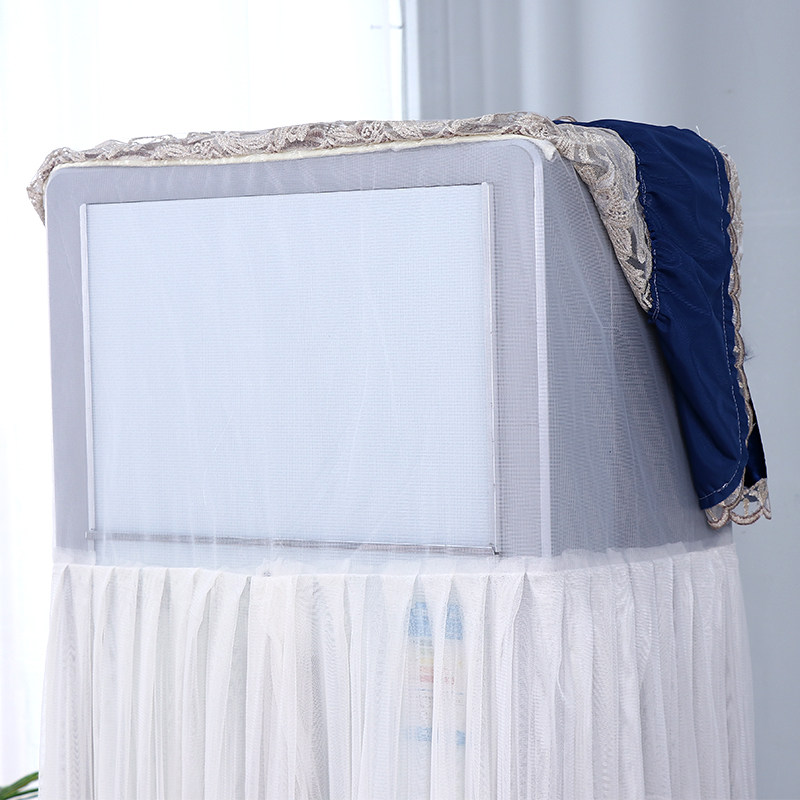 柜机机罩蕾丝立式方形开机不取客厅防尘格力空调罩