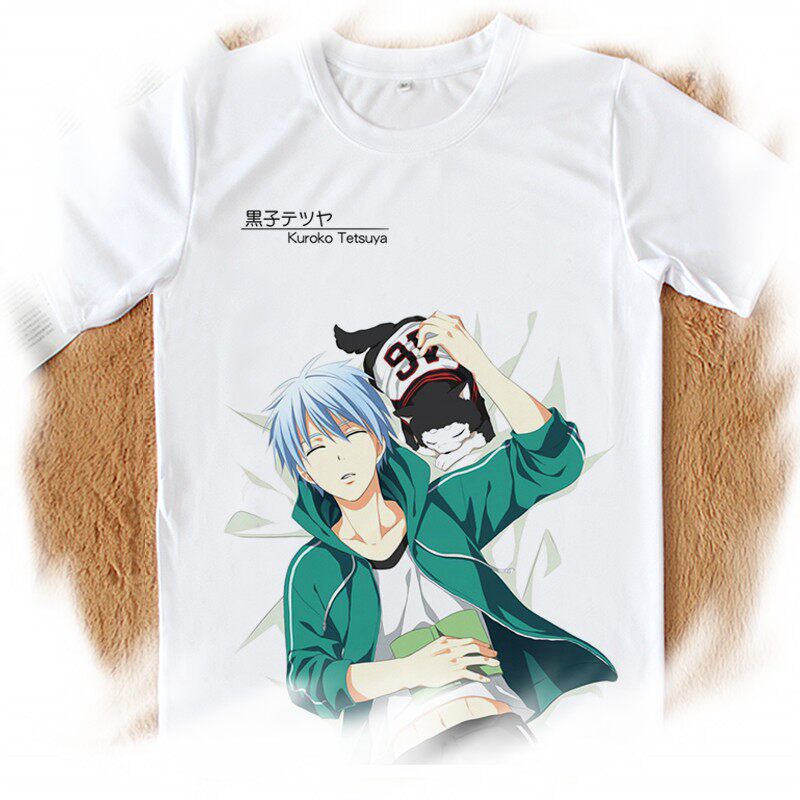 宅男黑子的篮球动漫周边网眼短袖衣服cos球服女男通款动漫t恤