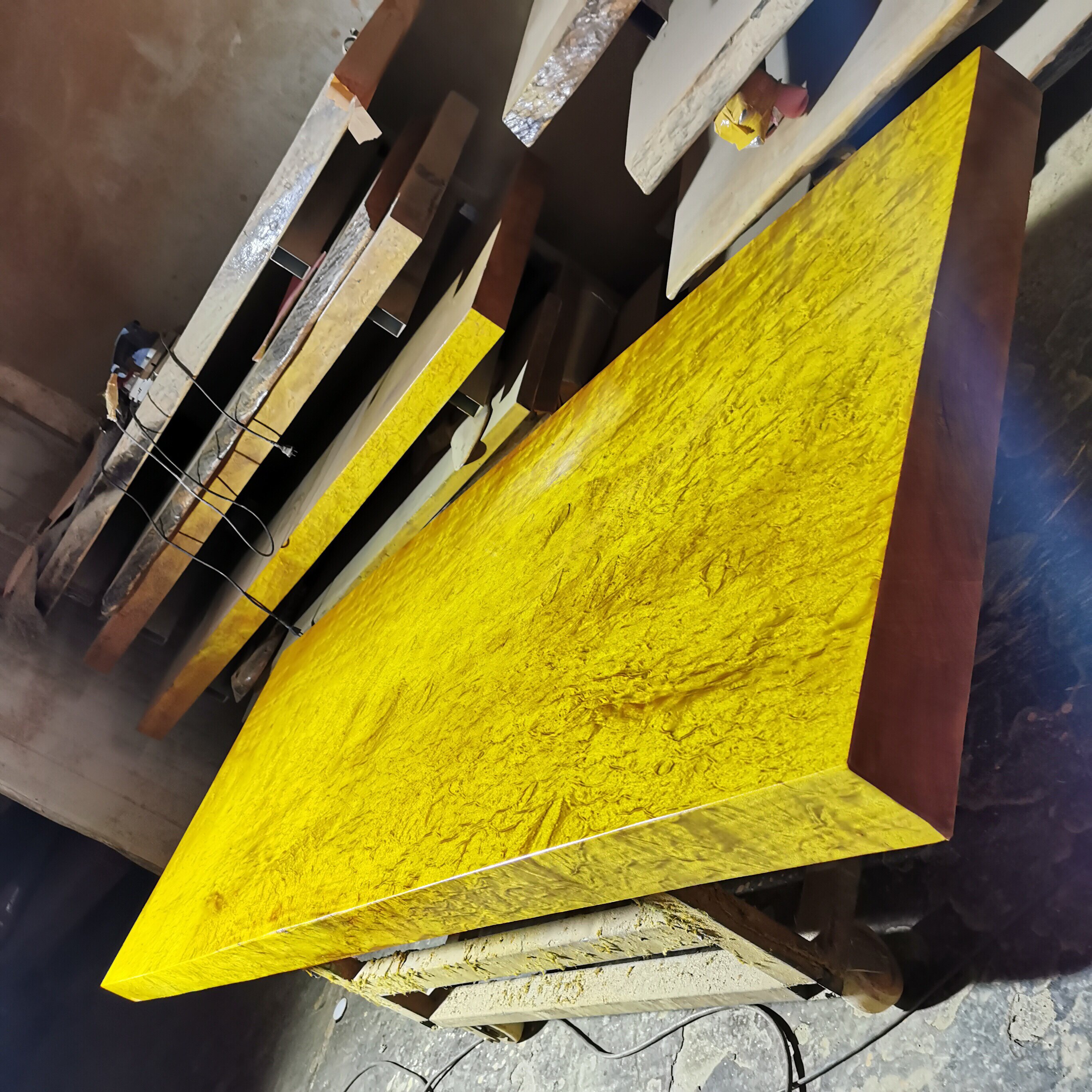 实木整块茶桌金丝楠大板桌超厚茶台原木家具原木板