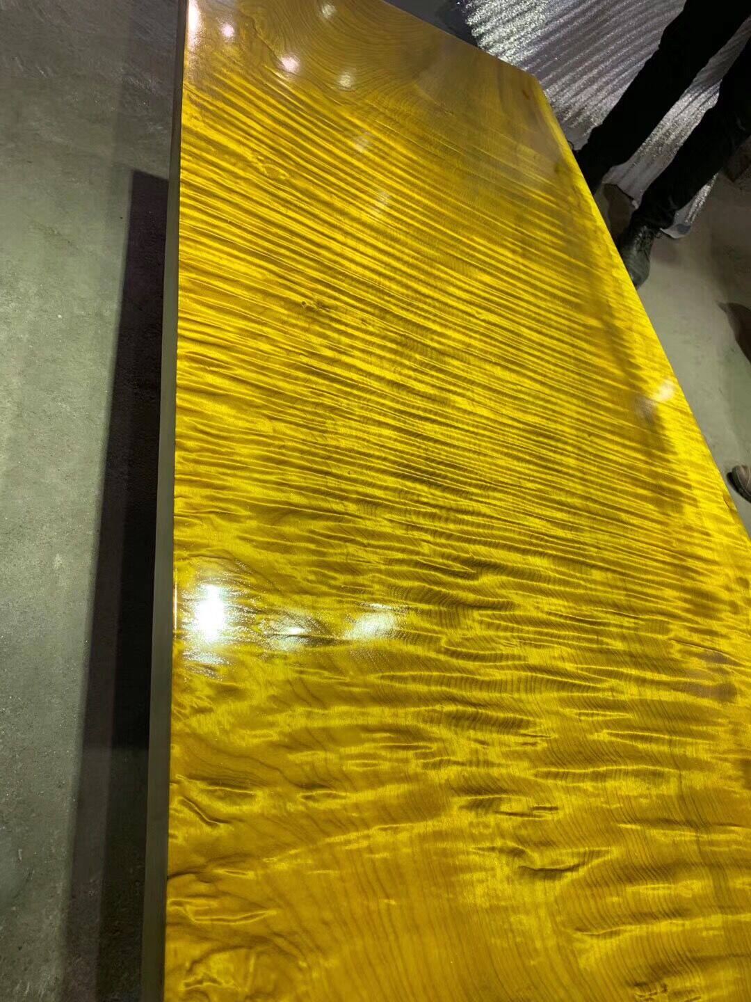 金丝楠大板原木料实木整板水波老板会议桌办公桌大班台