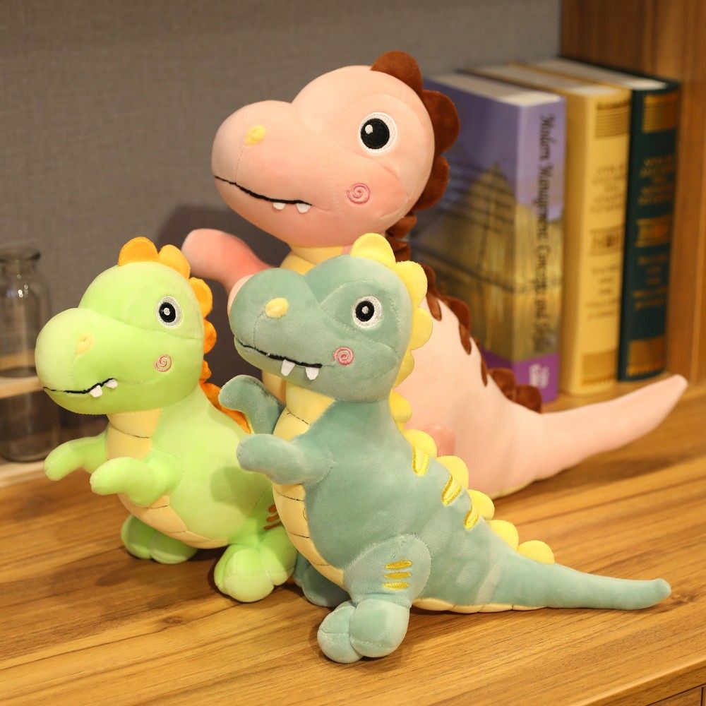 恐龙毛绒玩具可爱霸王龙公仔宝宝安抚玩偶布娃娃儿童生日礼物男孩