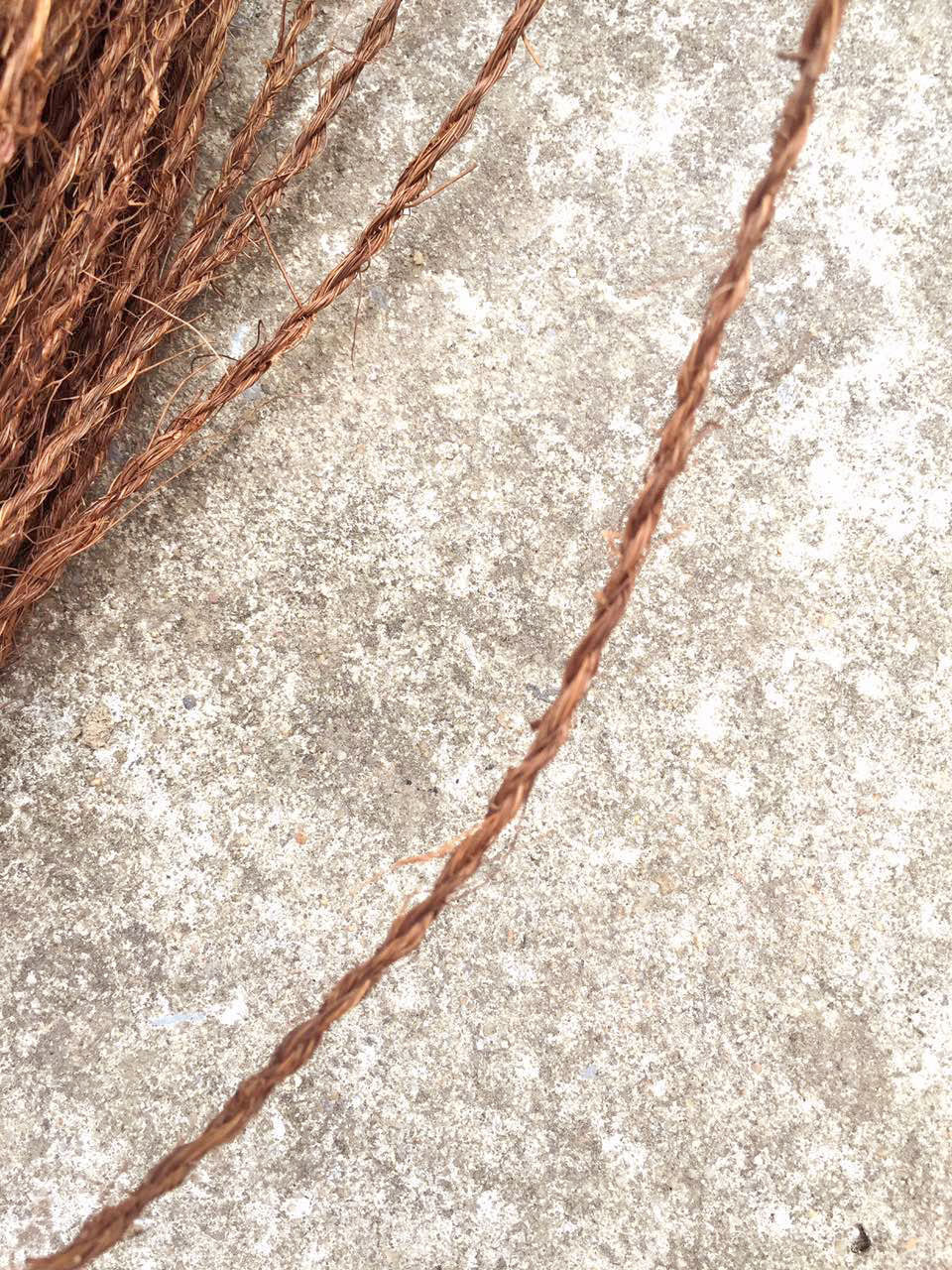 天然棕绳厂家棕榈320mm手工编织园艺篱笆绳细打草绳等其他绳子