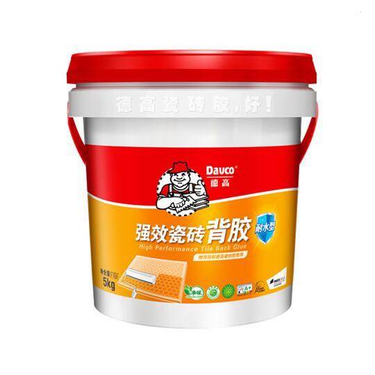 德高强效背胶瓷砖背涂胶单组乳液掉转防空鼓强瓷砖胶