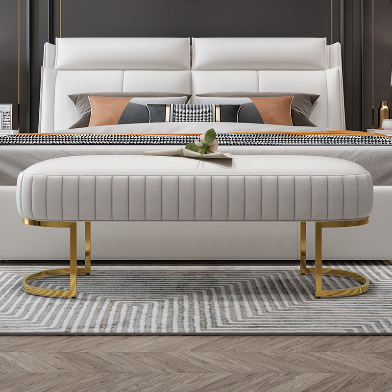 沙发轻奢床尾卧室床前小沙试衣客厅床边长条床尾凳