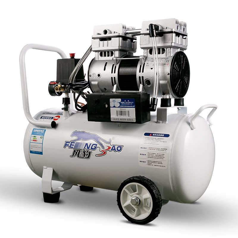 风豹空压机装修木工无油静音空气压缩机220v气动高压小型家用气泵