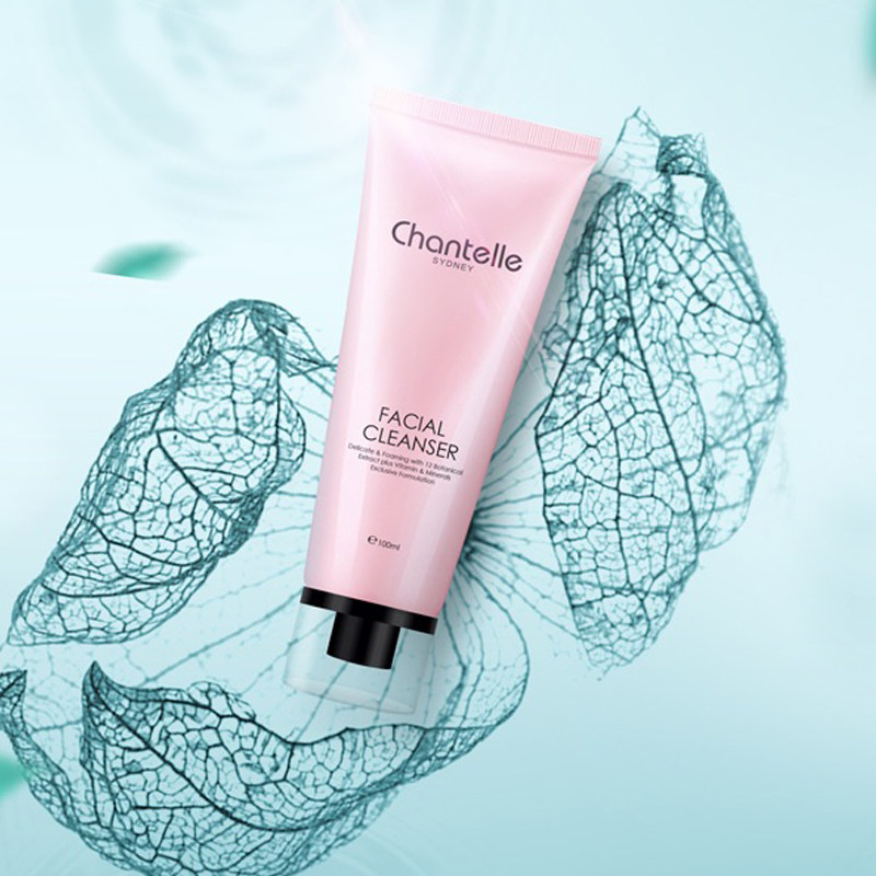 澳洲chantelle香娜露儿粉色植物氨基酸洁面凝露洗面奶赠品洁面