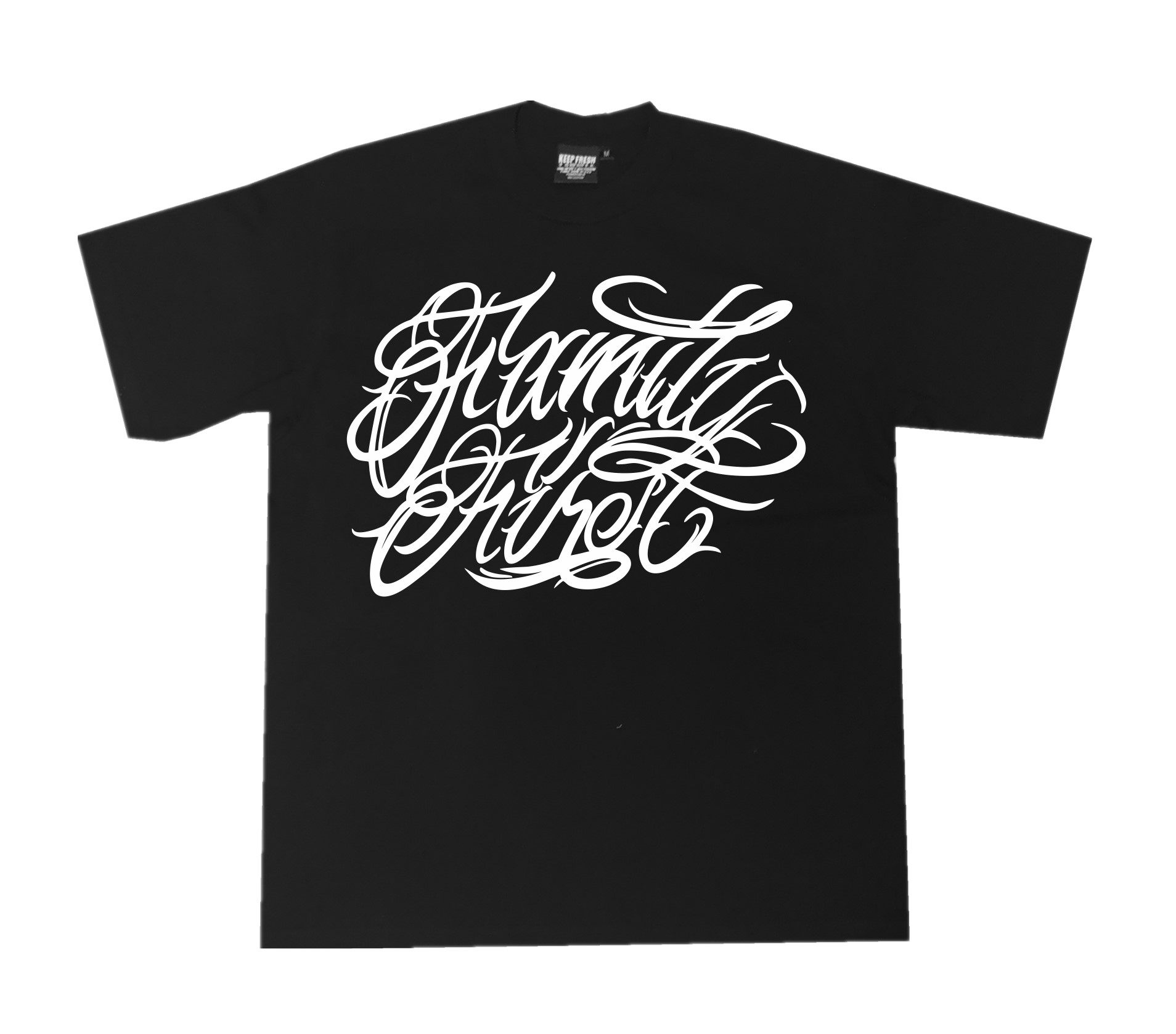 bboy宽松西海岸oldschool短袖重磅hiphop美式领口t恤