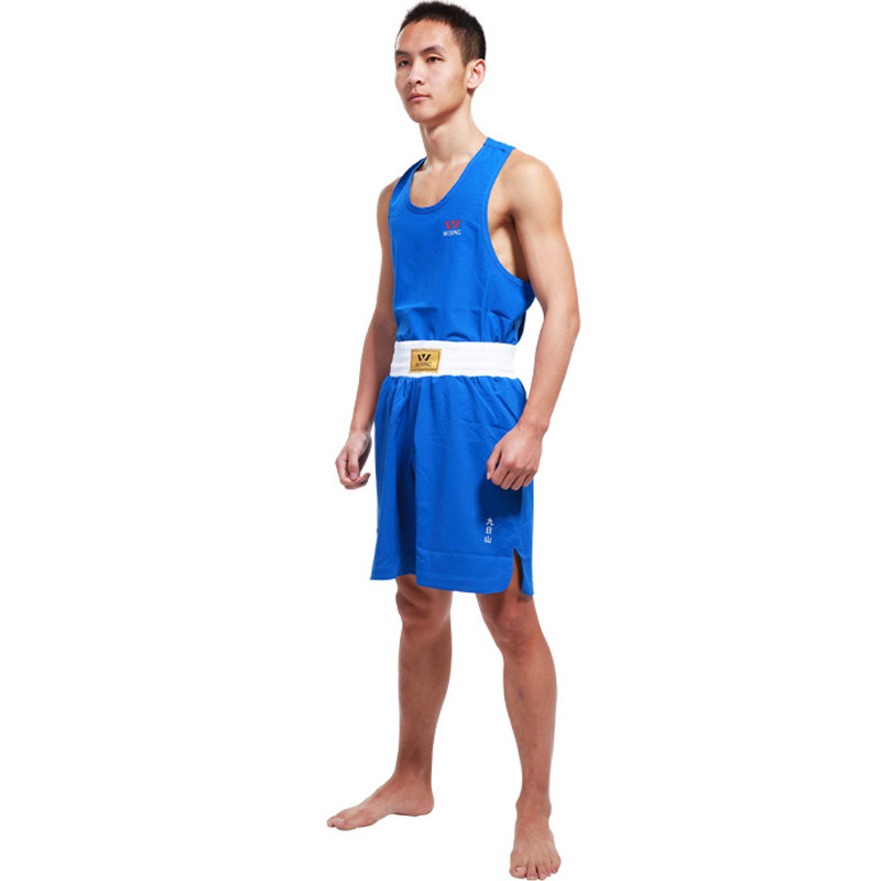 九日山拳击比赛比赛服服装搏击散打训练专业运动训练拳击服