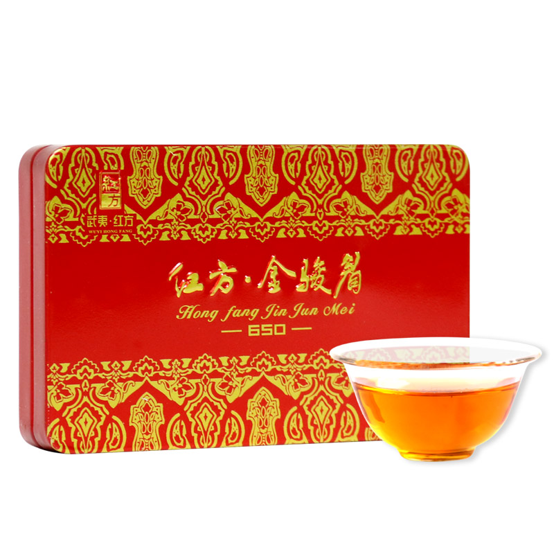 日春茶叶武夷山桐木关红茶红方【金骏眉650单罐(6.8g)】