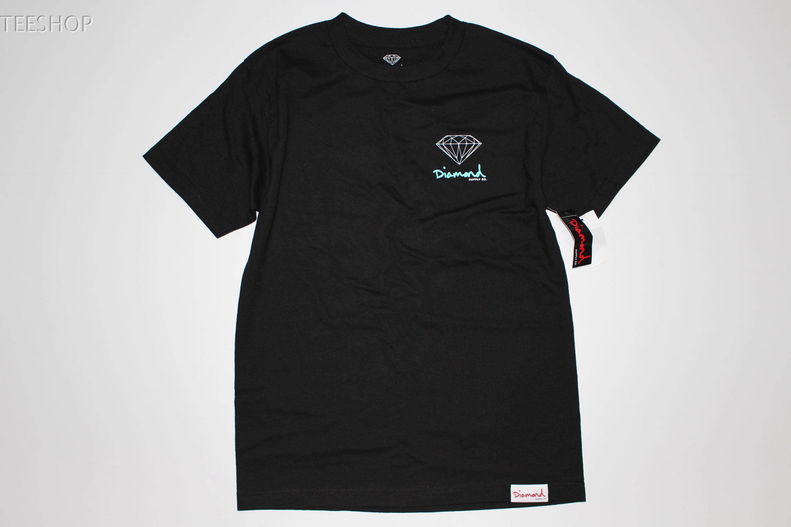 实力现货diamondsupplycoogsign钻石原创签名t恤