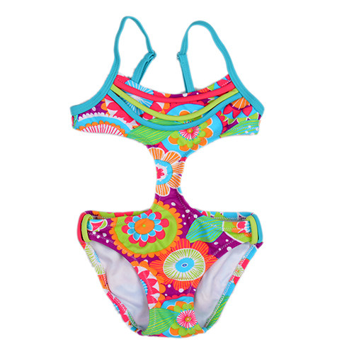 sw367不退换儿童泳衣女童沙滩度假海边连体三角泳装泳池游泳衣-图1