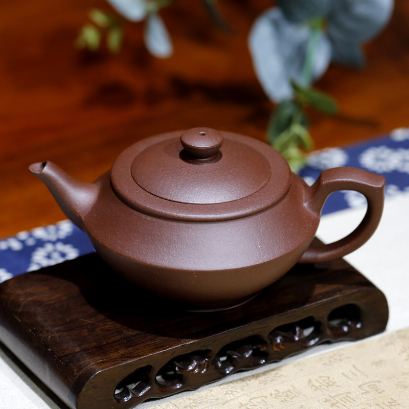 宜兴紫砂壶孔祥生纯全手工汉云壶小容量功夫茶原矿四号井底槽清