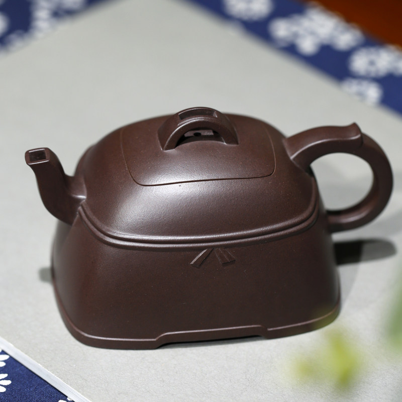 紫砂壶询价耿浩手工茶壶宜兴宜兴紫砂原矿家紫泥鸣远茶壶