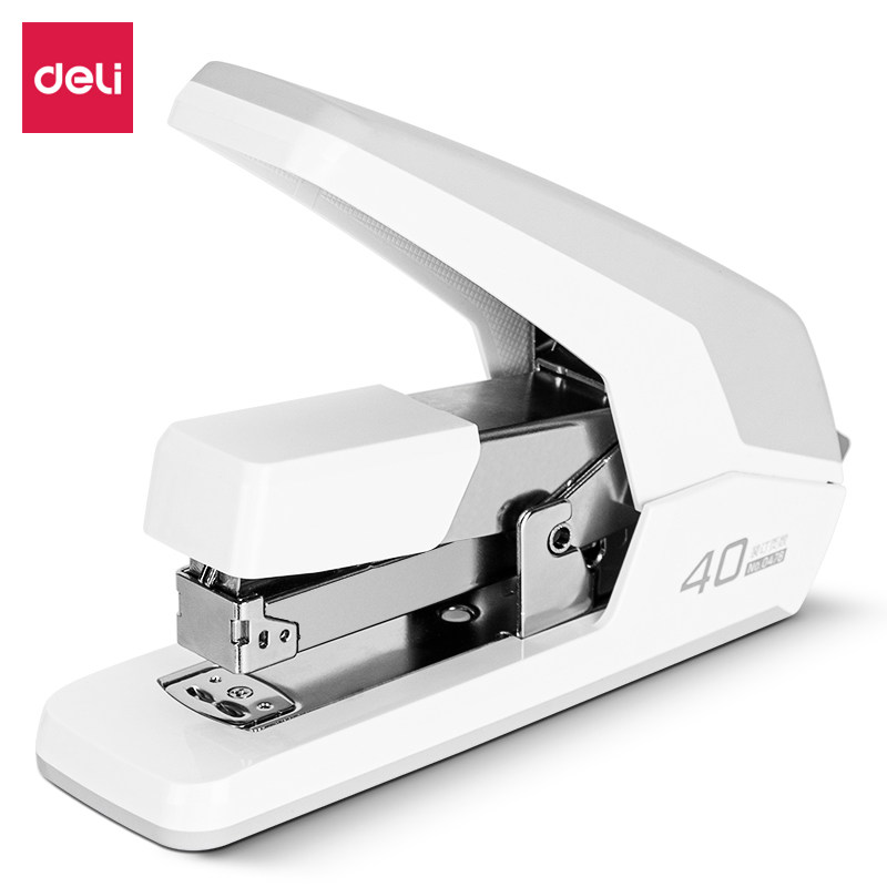 得力大订用品装订大型厚书定订便携钉书机书器订书机