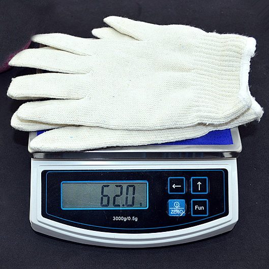 手套10针精细棉纱劳保精纺防护500g-700g可选防护手套