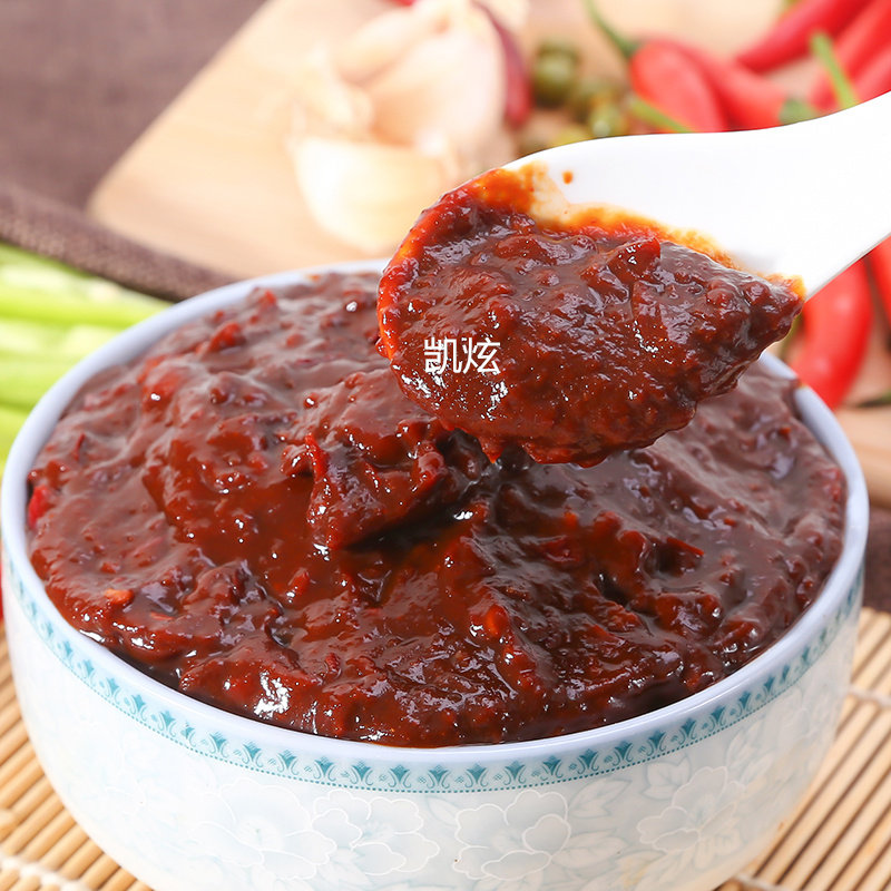 豆酱荆沙皇冠豆瓣酱豌火锅铁锅柴鸡郭场鸡油焖酱类调料